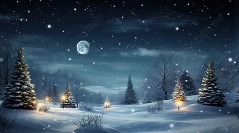 クリスマス モチーフ イラスト: 雪の降る夜に浮かぶ幻想的な光景